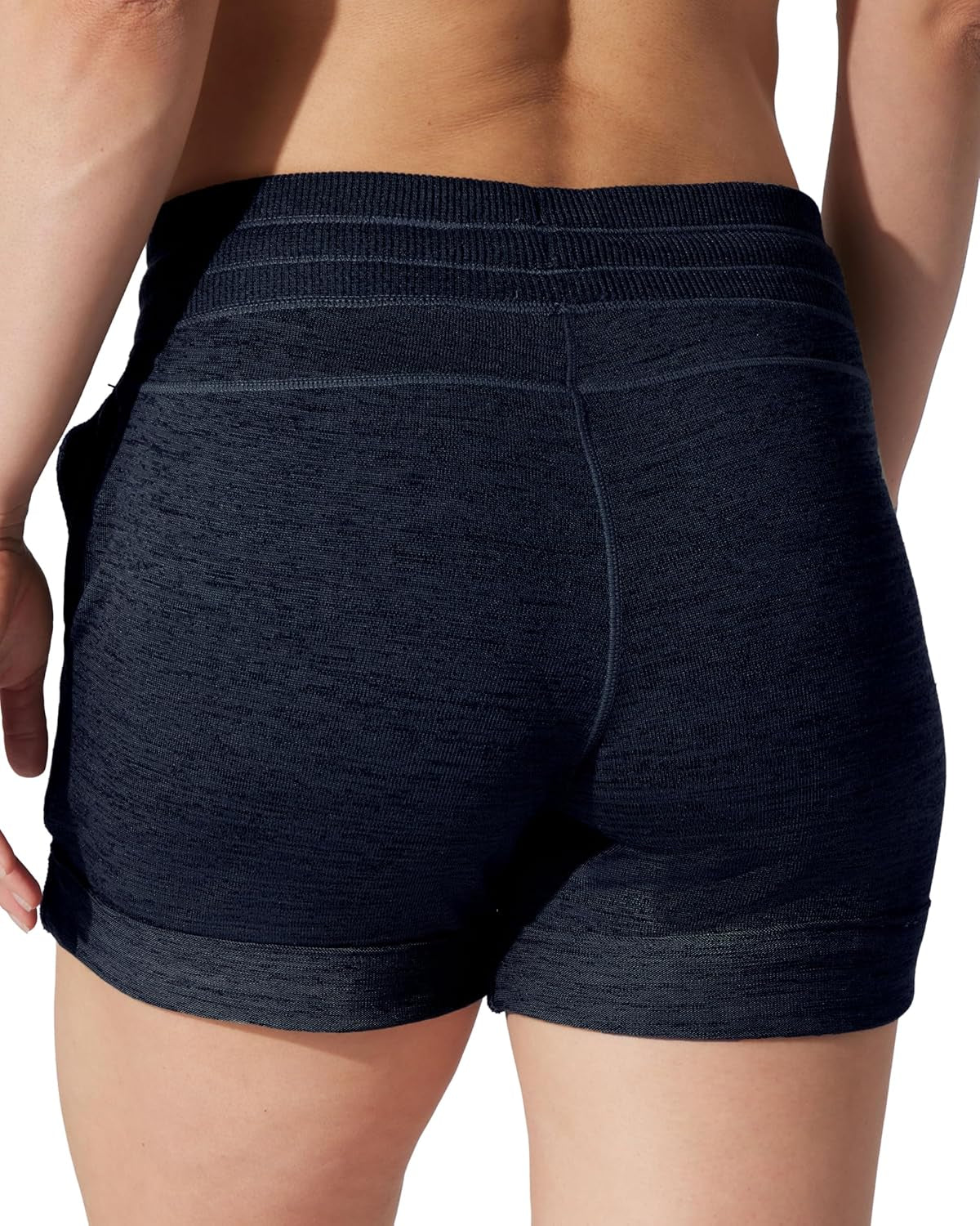 Womens Soft Sweat Shorts High Waisted Drawstring Lounge Shorts with Pockets