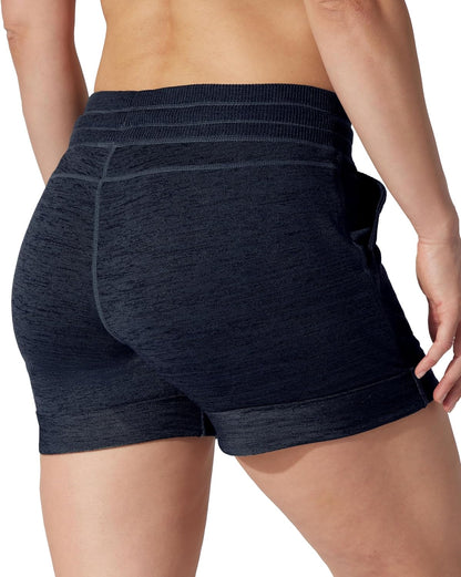 Womens Soft Sweat Shorts High Waisted Drawstring Lounge Shorts with Pockets